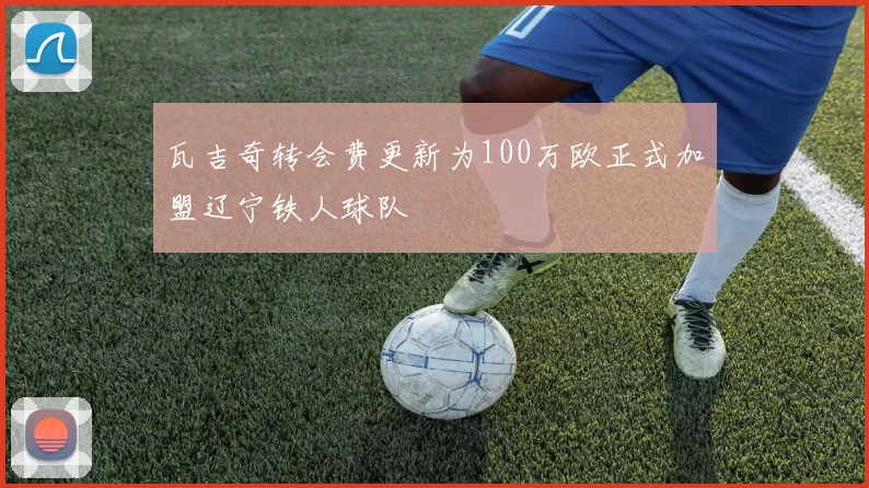 瓦吉奇转会费更新为100万欧正式加盟辽宁铁人球队